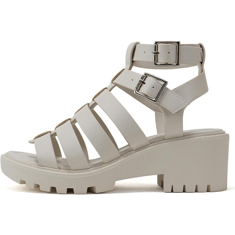 Soda “Rebirth” ~ Women Open Toe Fisherman Multi Strap Velcro Buckle Lug ...